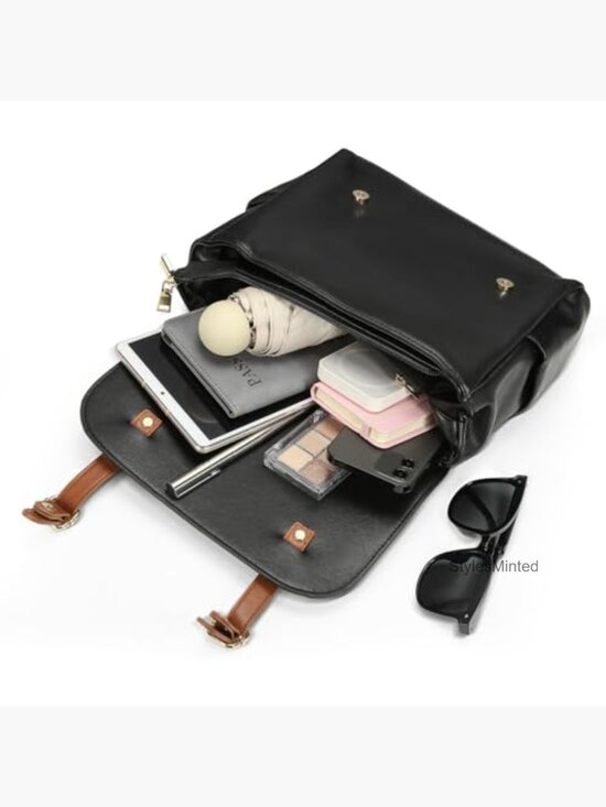 Mini Backpack Purse, Faux Leather Small Fashion Backpack for Women Travel